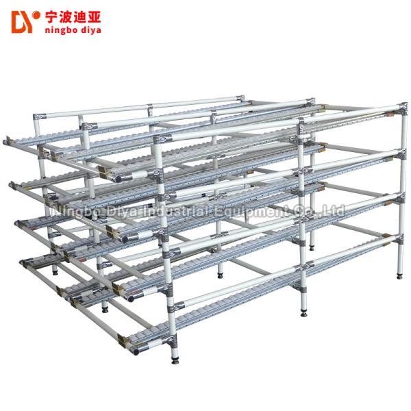 Buy cheap White Industrial Pipe Rack , Workshop Pipe Storage Systems With Lean Pipe from wholesalers