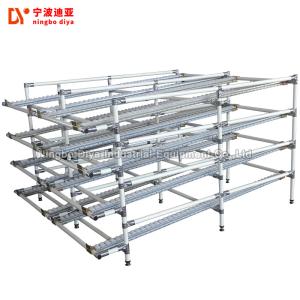 Buy cheap White Industrial Pipe Rack , Workshop Pipe Storage Systems With Lean Pipe from wholesalers