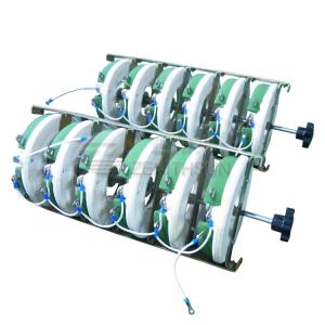 China 3000Watt Ceramic Adjustable Rheostats Wire Wound Power With Black Knob on sale