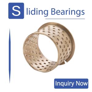 Flanged Tin Bronze Bushings CuSn8 Metric Size