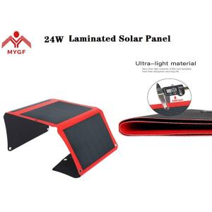 Buy cheap Camping Laminated Solar Panel 24 W Multi Usage For Low Power Applications product