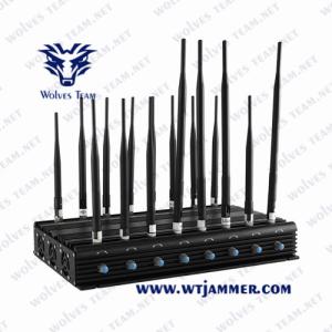 Buy cheap Multi-bands 14 Channels  Cellular Cell Phone Signal Jammer WiFi Blocker UHF VHF 3G  4G 5G Phone Signal Jammer from wholesalers