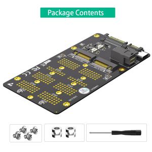 Buy cheap NGFF (M.2) 2-in-1 SSD expansion card, NGFF (M.2) Key-M supports NVME protocol SDD to SFF (86-43) interface NGFF (M.2) Key-B supports Sata protocol SDD to Sata interface from wholesalers