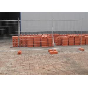 Buy cheap Construction Temp Fence Panels 2.1mx2.4m OD 28mm wall thick 2.00mm Mesh 60mm*150mm*diameter 4.00mm from wholesalers