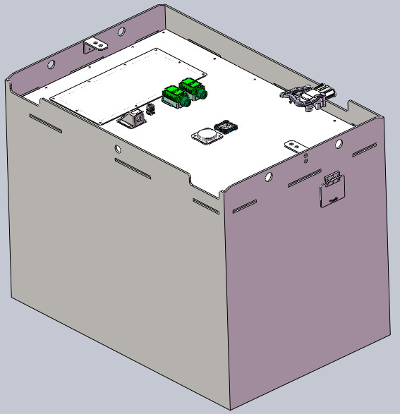 Quality Hilectro 3.5t Electric Forklift Lithium Ion Battery 83.2v350Ah for sale