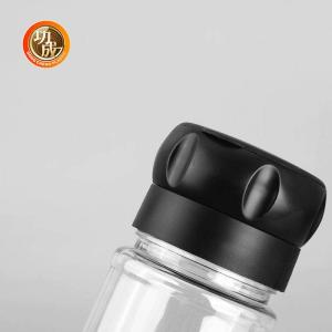 Transparent PET Plastic Seasoning Bottle Kitchen Use 100ml Spice Jars