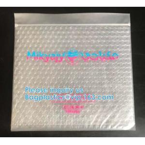 Buy cheap Recyclable Reusable PE Bubble Zipper Bag Slider Bag For Cosmetic Lash Goods Package US Free Shipping Cosmetic Makeup from wholesalers