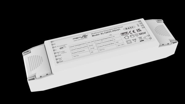 Quality 120W constant voltage 24V DALI DT8 dimmable led driver with 5 years warranty for sale