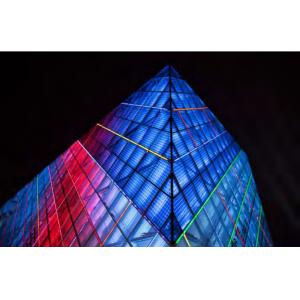 Buy cheap Waterproof LED Mesh Screen for Indoor Advertising Display Work Voltage DC12V from wholesalers