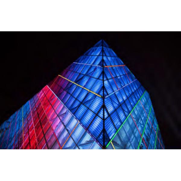 Buy cheap Waterproof LED Mesh Screen for Indoor Advertising Display Work Voltage DC12V from wholesalers