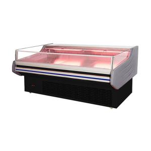 Buy cheap Commercial Open Glass Fresh Meat Showcase Deep Freezer Dynamic Cooling from wholesalers