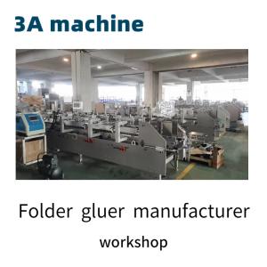 Buy cheap 250m/min Working Speed Automatic Folder Gluer Machine for Paper Gluing and Fast Folding from wholesalers