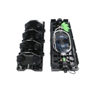 Buy cheap 8 Ports Black Fiber Optic Splitter Terminal Box With Mini SC/Optitap/ODVA/ODC from wholesalers