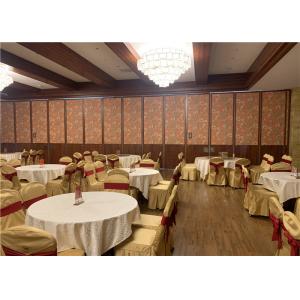 Restaurant Decorative Movable Partition Wall Sound Proof Partition