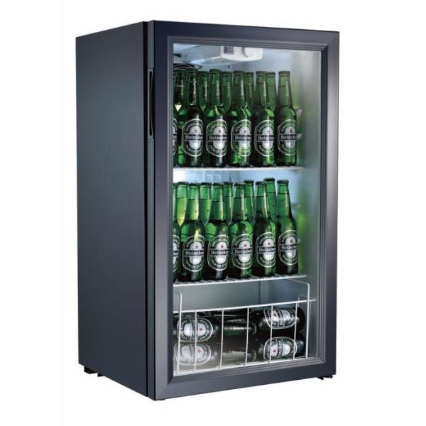 68L glass door Adjustable Shelves beverage Display Cooler SC68