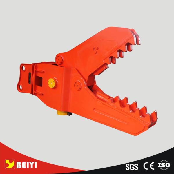 Quality New type with big opening size rotary/fixed Beiyi excavator hydraulic concrete crusher for for sale