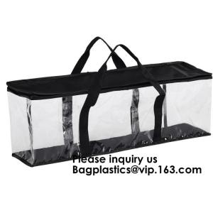 PVC Tote Bag Interior Mesh Reinforced Double-Stitched Handle Storage Bags hold