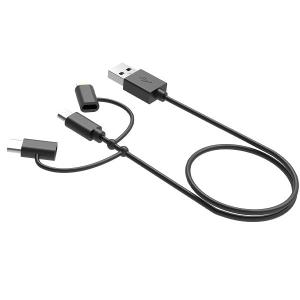 Buy cheap ROHS 3ft 10cm 3 In 1 USB Charging Cable from wholesalers