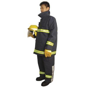 Buy cheap Various Size Black Fireman Suit Navy Blue Color Nomex IIIA Out Layer from wholesalers