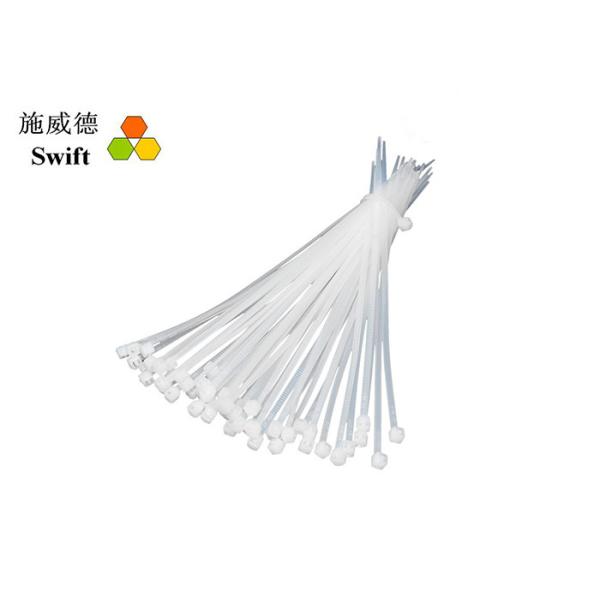 Quality White Color T25120 Zip Nylon Cable Ties Material Nylon 66 Reach RoHS Certificated for sale