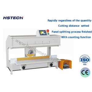 China Double Linear Blade Cutting Pneumatic PCB Separator Ultra Low Cutting Force Stress PCB Depaneling Equipment on sale