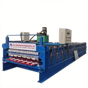 Buy cheap 840 coil glazed tile roll forming machine from wholesalers