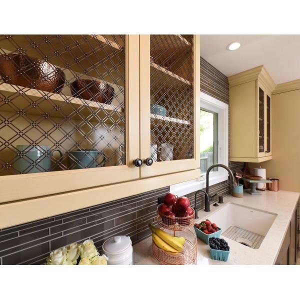 Corrosion Resistant Bronze Stainless Steel Woven Wire Mesh For Cabinetry