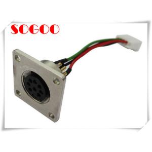 Buy cheap Flange Chassis AISG RET Cable Connector 8p Female Cable Assembly Lumberg 0308-2-08-1 from wholesalers