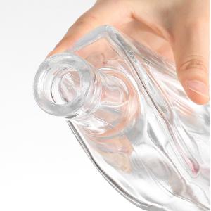 700ml Flat Clear Square Glass Bottle for Spirits Liquor Gin Vodka Whisky Tequila