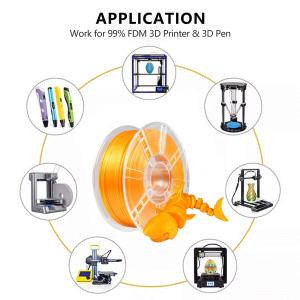 Buy cheap 1000g PETG Filament Pearlescent Gold 1.75mm 3D Printing Filament from wholesalers