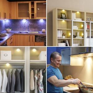 Buy cheap RoHS 4000k Dia65mm*25mm Remote Control Under Cabinet Light from wholesalers