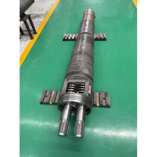 Conical Twin Screw and Barrel with Ra 0.4μm Surface Roughness 20-120mm Screw