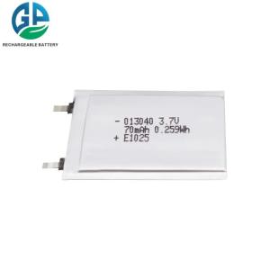 Small 3.7v Li Polymer Power Bank 013040 70mah