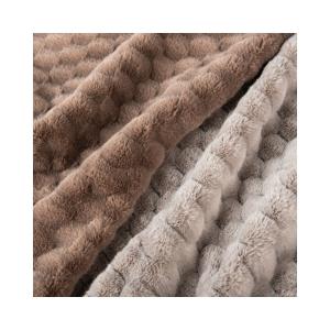 Customized Color Soft Brushed Faux Rabbit Fur Fabric for Garment/Home Textile
