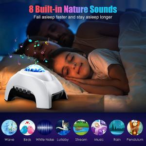 Buy cheap Amazon Best Selling Bedroom Aurora Galaxy Star Projector Night Light With Speaker and White Noise from wholesalers