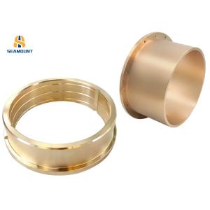 Buy cheap Centrifugal Casting C86300 Flanged Bronze Bushings Good Rotation Accuracy from wholesalers