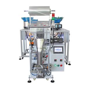 Buy cheap Multipurpose Automatic Screw Pouch Packing Machine Four Bowls Bag Counting Filling Sealing Hardware Packaging Machine from wholesalers