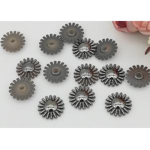 Buy cheap 15mm SunFlower Design Acrylic Flatback Rhinestone Crystal Cabochons For Diy from wholesalers