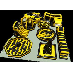 Buy cheap Customized Attraction And Big Inflatable Theme Park With Vinyl Patch from wholesalers