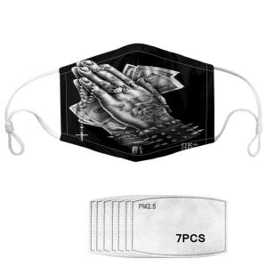 Buy cheap Dustproof Adjustable EarLoop Decorative Cloth Face Mask from wholesalers