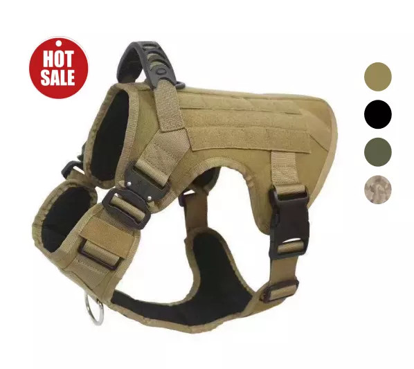 Quality Oem Easy Walking Training Tactical Pet Harness Adjustable Chest Dog Harness for sale