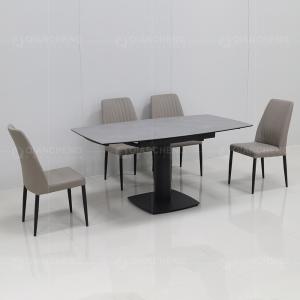 Buy cheap Extending 1.16CBM Rectangle Dining Table Set Rectangle Sintered Stone top from wholesalers