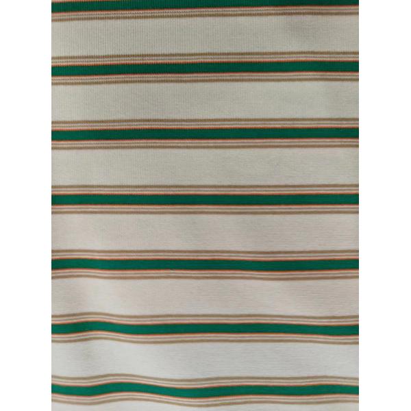 Anti-Pilling And Breathable And Soft Cotton ​Striped Material Fabric For T-Shirt