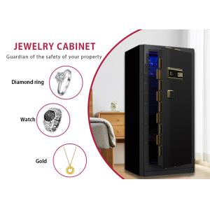 Buy cheap Steel Jewelry Safe Box Biometric Fingerprint Lock Watch Winder Safe Double Rows Bolts from wholesalers