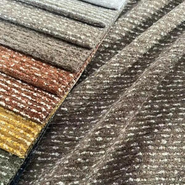 Buy cheap Soft Stain Resistant Chenille Jacquard Upholstery Fabric Chenille Textured Fabric from wholesalers