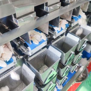 Buy cheap 8 Head Combination Weigher Pork Chicken Wings Anti Sticking Screw Feeding Multihead Weigher from wholesalers