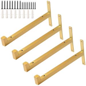 Buy cheap Industrial Floating Shelf Bracket with Single-Side Structure and Decorative Design from wholesalers