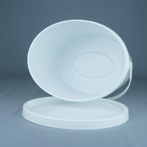 Buy cheap Customizable Oval Plastic Bucket PP/HDPE With IML Or Thermal Transfer Or Screen Printing from wholesalers