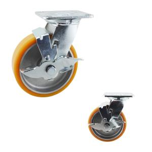 Buy cheap 880LBS PU Aluminium Core 150mm Trolley Heavy Duty Casters from wholesalers