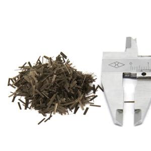 Buy cheap Asphalt Concrete With Brown Chopped Strand 3mm Basalt Fiber from wholesalers